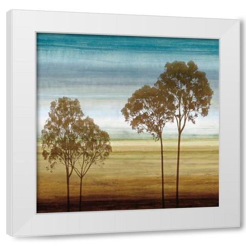 Repose II White Modern Wood Framed Art Print by Donovan, Chris