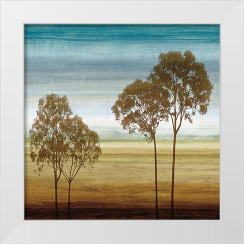 Repose II White Modern Wood Framed Art Print by Donovan, Chris