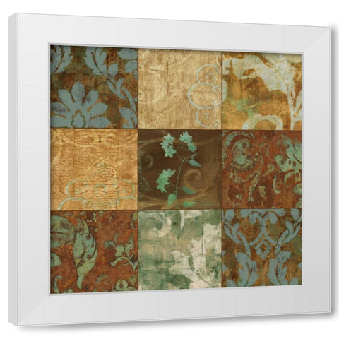 Genuine I White Modern Wood Framed Art Print by Donovan, Chris