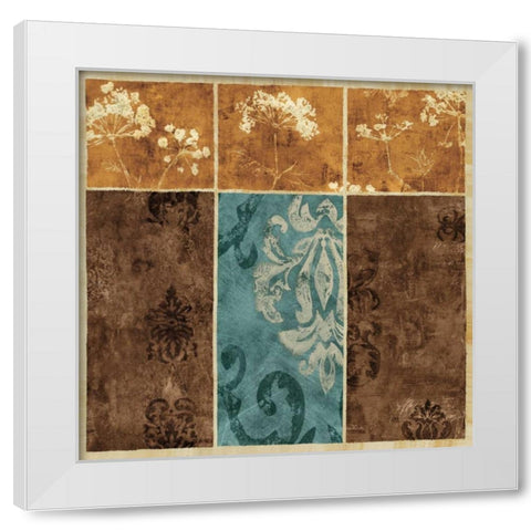 The Journey I White Modern Wood Framed Art Print by Donovan, Chris