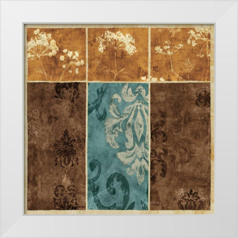 The Journey I White Modern Wood Framed Art Print by Donovan, Chris