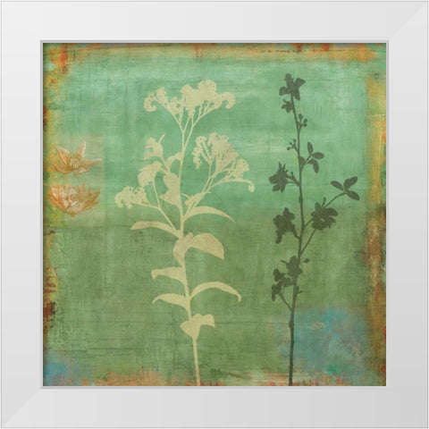 Eco-friendly II White Modern Wood Framed Art Print by Donovan, Chris