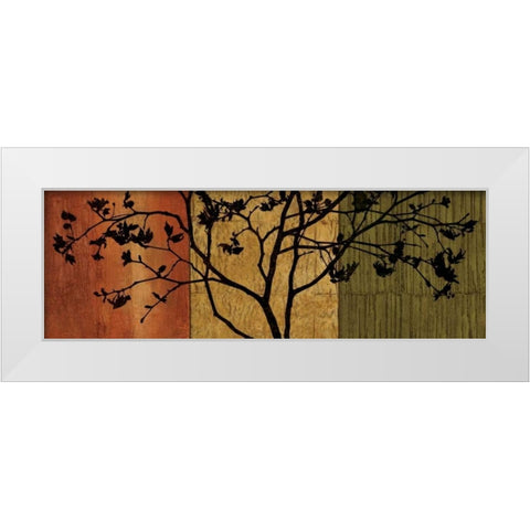 Arboreal II White Modern Wood Framed Art Print by Donovan, Chris