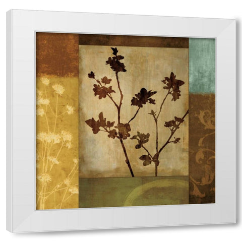 Intuition I White Modern Wood Framed Art Print by Donovan, Chris