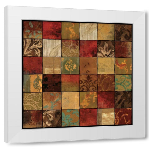 Treasures I White Modern Wood Framed Art Print by Donovan, Chris