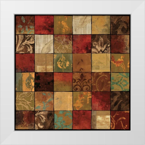 Treasures I White Modern Wood Framed Art Print by Donovan, Chris