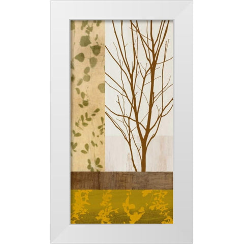 Essential I White Modern Wood Framed Art Print by Donovan, Chris