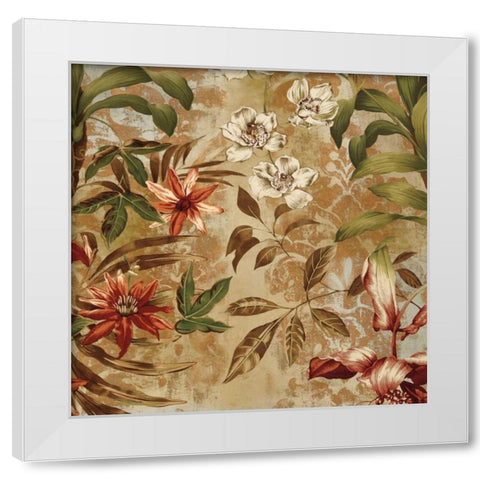 Lush I White Modern Wood Framed Art Print by Donovan, Chris