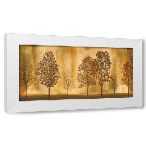 Idyllic White Modern Wood Framed Art Print by Donovan, Chris