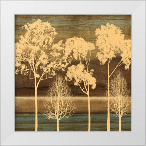 Ambiance I White Modern Wood Framed Art Print by Donovan, Chris