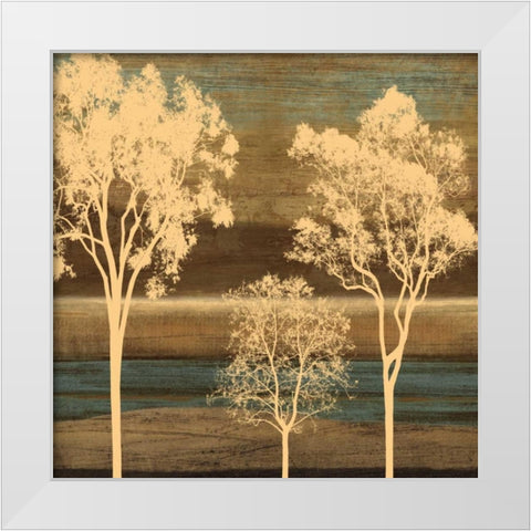 Ambiance II White Modern Wood Framed Art Print by Donovan, Chris