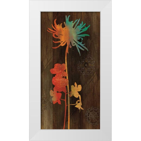 Companions I White Modern Wood Framed Art Print by Donovan, Chris