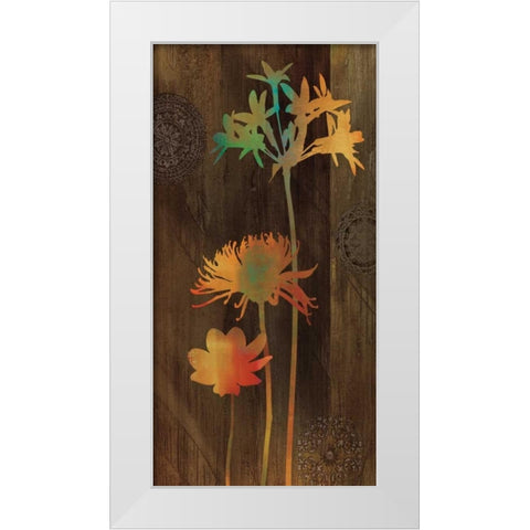 Companions II White Modern Wood Framed Art Print by Donovan, Chris
