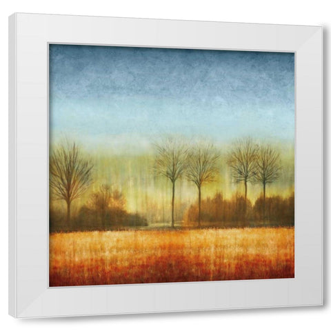 The Crossing I White Modern Wood Framed Art Print by Donovan, Chris