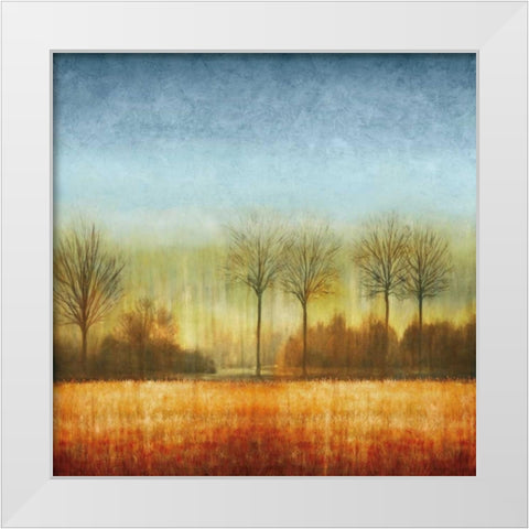 The Crossing I White Modern Wood Framed Art Print by Donovan, Chris