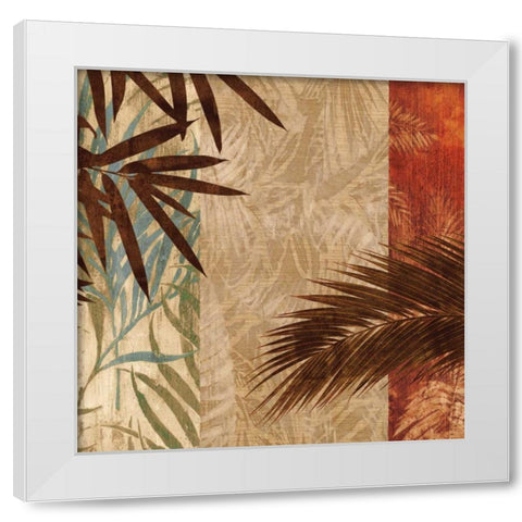 In the Tropics I White Modern Wood Framed Art Print by Donovan, Chris