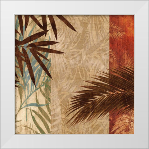 In the Tropics I White Modern Wood Framed Art Print by Donovan, Chris