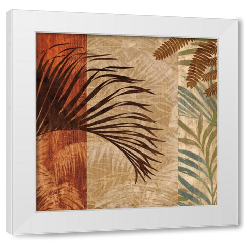 In the Tropics II White Modern Wood Framed Art Print by Donovan, Chris