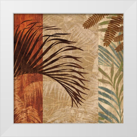 In the Tropics II White Modern Wood Framed Art Print by Donovan, Chris