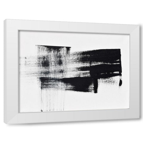 Barely Holding on to Smoke I White Modern Wood Framed Art Print by Klingeler, Christian