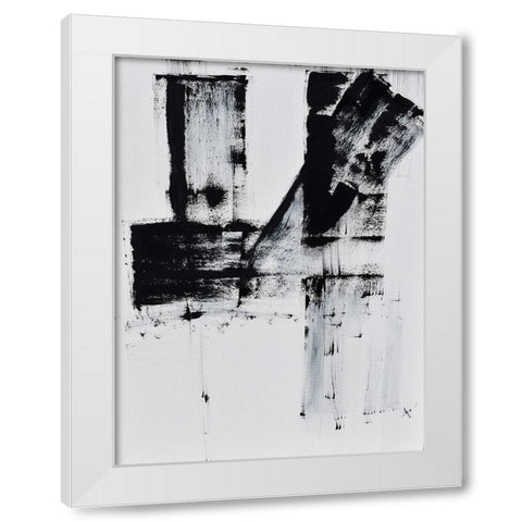 Barely holding on to smoke III White Modern Wood Framed Art Print by Klingeler, Christian