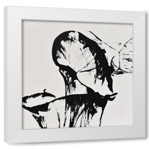 String Theory Time White Modern Wood Framed Art Print by Klingeler, Christian