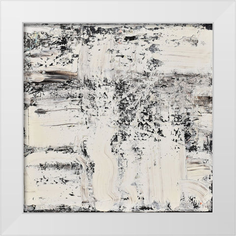 Elemental Breath White Modern Wood Framed Art Print by Klingeler, Christian