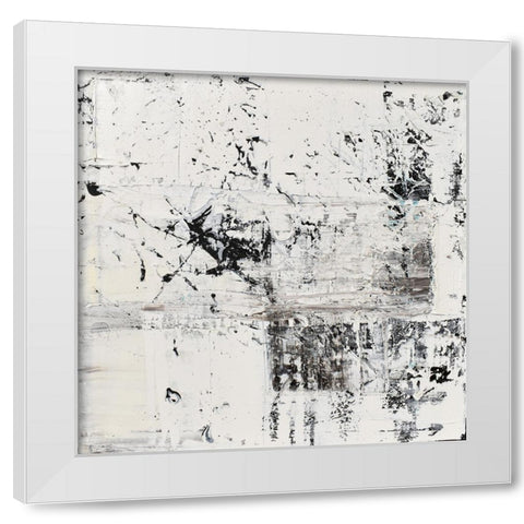 Elemental Frost White Modern Wood Framed Art Print by Klingeler, Christian