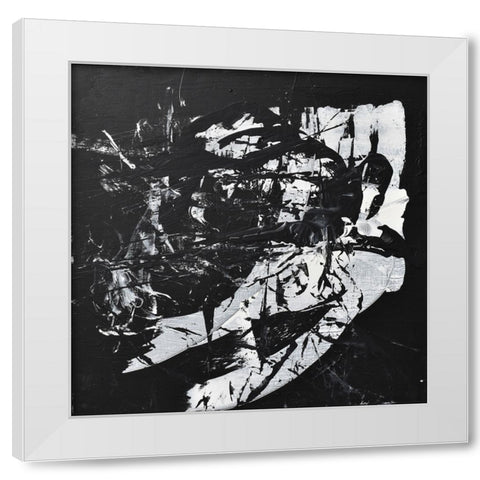 String Theory Mass White Modern Wood Framed Art Print by Klingeler, Christian