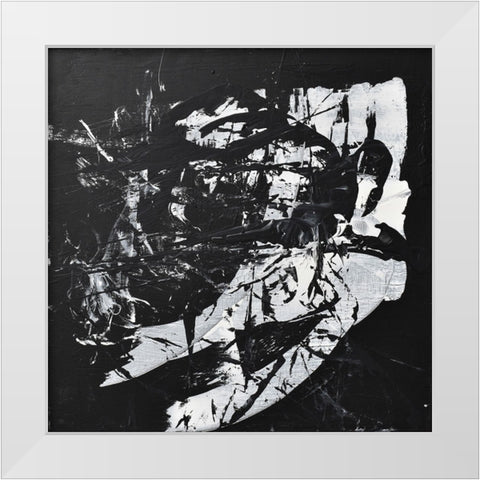 String Theory Mass White Modern Wood Framed Art Print by Klingeler, Christian