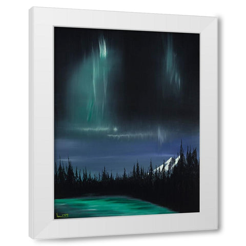 Collison II White Modern Wood Framed Art Print by Klingeler, Christian