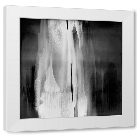 Free Fall Black and White I White Modern Wood Framed Art Print by Wright, Christine
