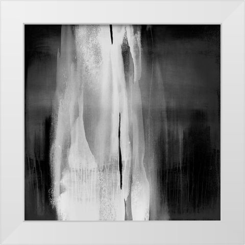 Free Fall Black and White I White Modern Wood Framed Art Print by Wright, Christine