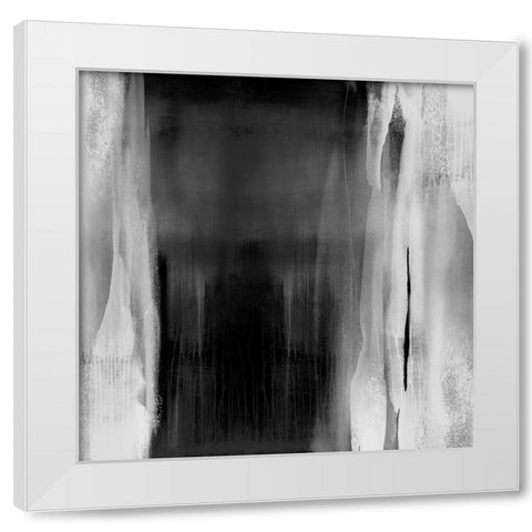 Free Fall Black and White II White Modern Wood Framed Art Print by Wright, Christine