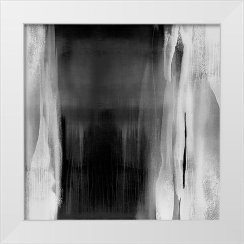 Free Fall Black and White II White Modern Wood Framed Art Print by Wright, Christine