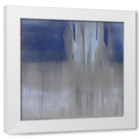 Free Fall II White Modern Wood Framed Art Print by Wright, Christine