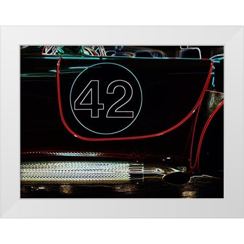 42 Cobra 1 White Modern Wood Framed Art Print by Branson, Clive