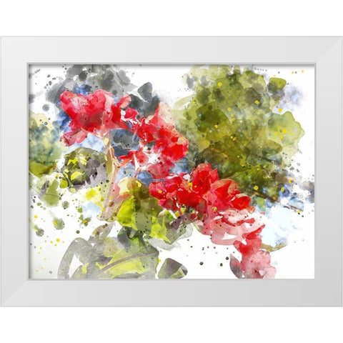 Floral in Bloom XIV White Modern Wood Framed Art Print by Young, Chamira
