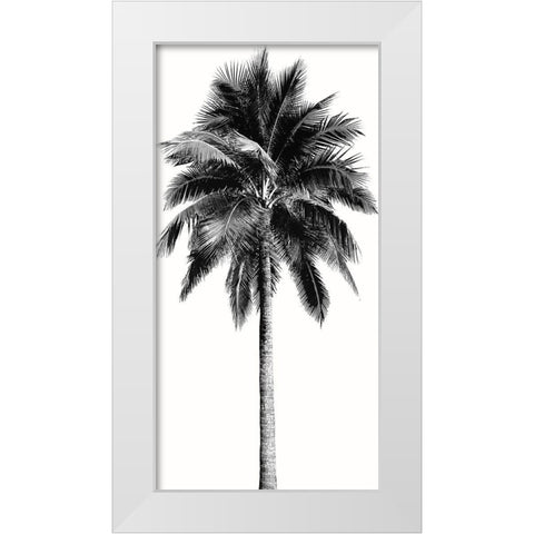 Palm Tree I White Modern Wood Framed Art Print by Blake, Madeline