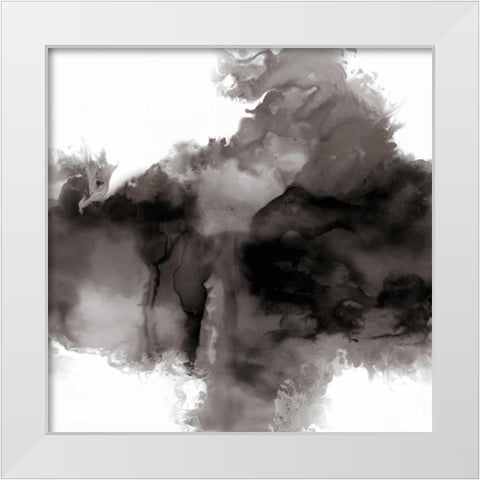 Derive Noir I White Modern Wood Framed Art Print by Hudson, Daniela