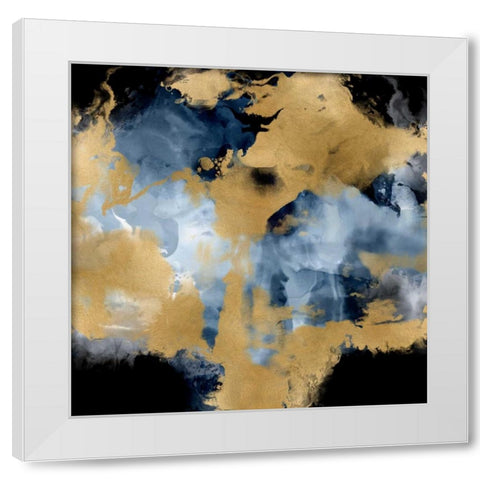 Evolve I White Modern Wood Framed Art Print by Hudson, Daniela