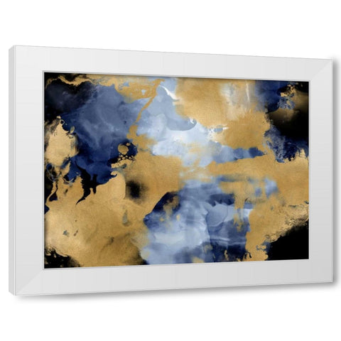 Progression I White Modern Wood Framed Art Print by Hudson, Daniela