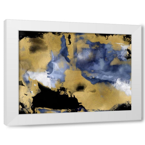 Progression II White Modern Wood Framed Art Print by Hudson, Daniela