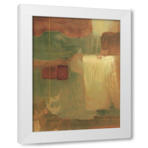 Intersect II White Modern Wood Framed Art Print by Gray, Dennis