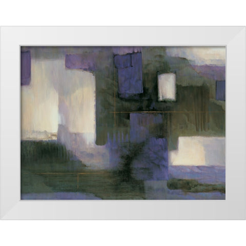 Rendez vous I White Modern Wood Framed Art Print by Gray, Dennis