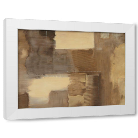 Muse I White Modern Wood Framed Art Print by Gray, Dennis
