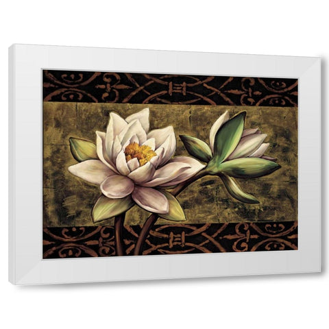 Everlasting I White Modern Wood Framed Art Print by Harper, Diane