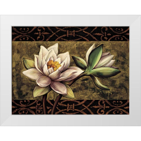Everlasting I White Modern Wood Framed Art Print by Harper, Diane