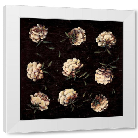 A Study in White White Modern Wood Framed Art Print by Harper, Diane