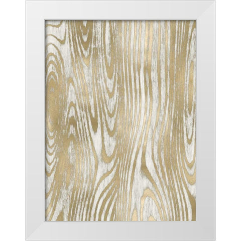 Movement I White Modern Wood Framed Art Print by Carson, Danielle